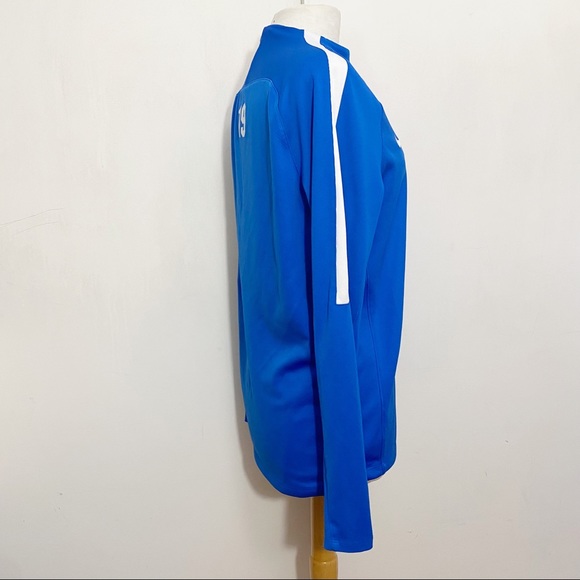 NIKE “Nationals” dri fit top zip neck long sleeve thumb holes polyester M - Picture 5 of 10